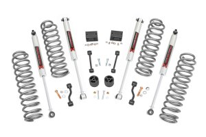 Jeep Wrangler Unlimited Suspension Lift Kit - Front + Rear - Rough Country - 2.5 Inch Lift Kit - '18-'23
